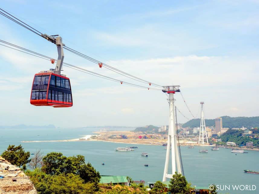 Trụ cáp treo Sungroup - Quảng Ninh